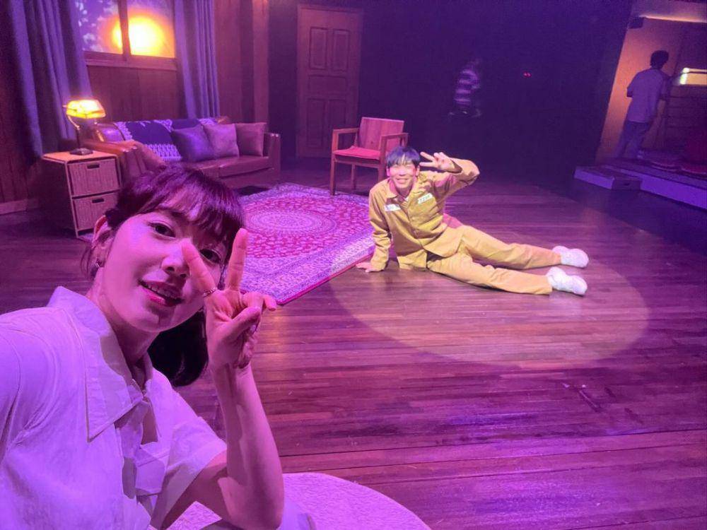 Park Shin Hye dan Yang Kyung Won di balik layar drama The Judge From Hell (instagram.com/ssinz7)