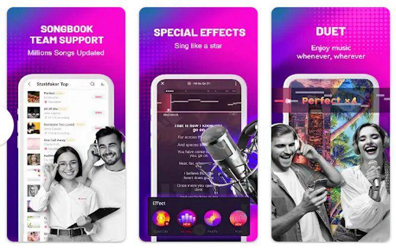 tampilan aplikasi StarMaker (dok. Google Play Store/StarMaker)