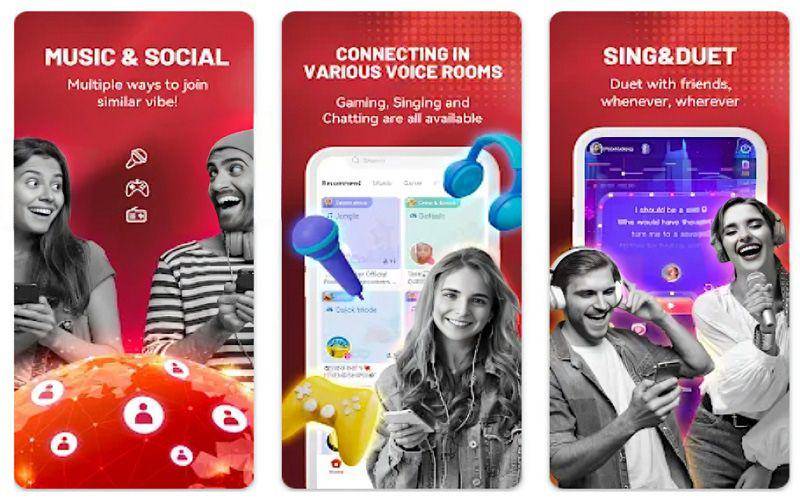 tampilan aplikasi StarMaker Lite (dok. Google Play Store/StarMaker Lite)