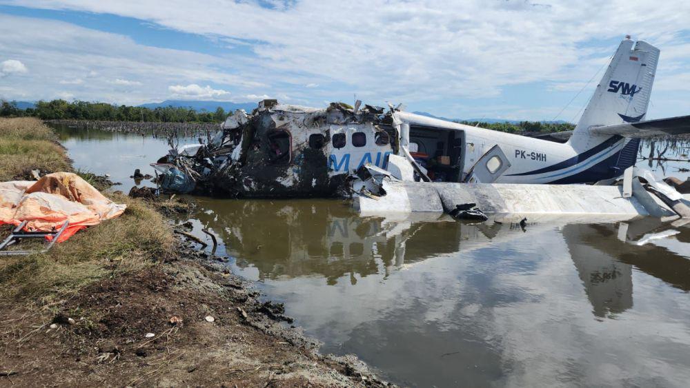 Kronologi Pesawat SAM Air Jatuh di Gorontalo, Ditemukan di Rawa