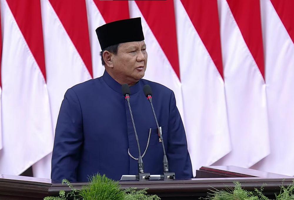 Pidato Perdana sebagai Presiden, Prabowo Singgung Kebocoran Anggaran