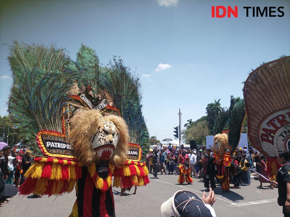 Reog Ponorogo Meriahkan Pelantikan Prabowo-Gibran di Monas