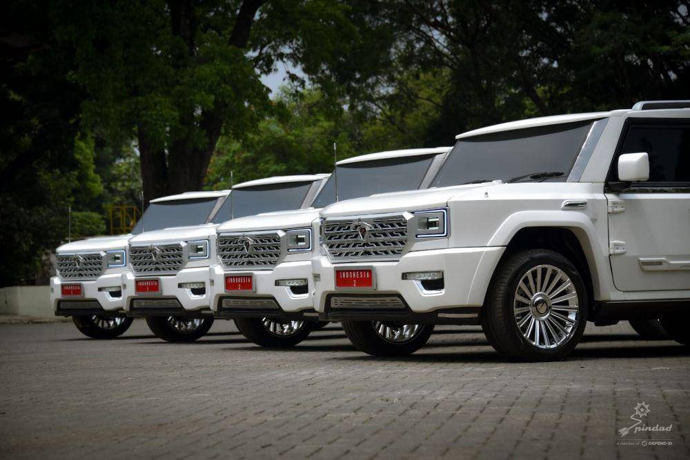 MV3 Garuda Limousine yang akan dipakai Presiden Prabowo Subianto. (dok. Pindad)