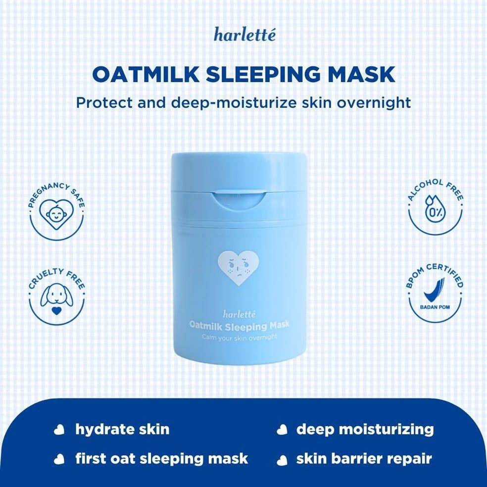 Harlette Oatmilk Sleeping Mask (harlettebeauty.com)