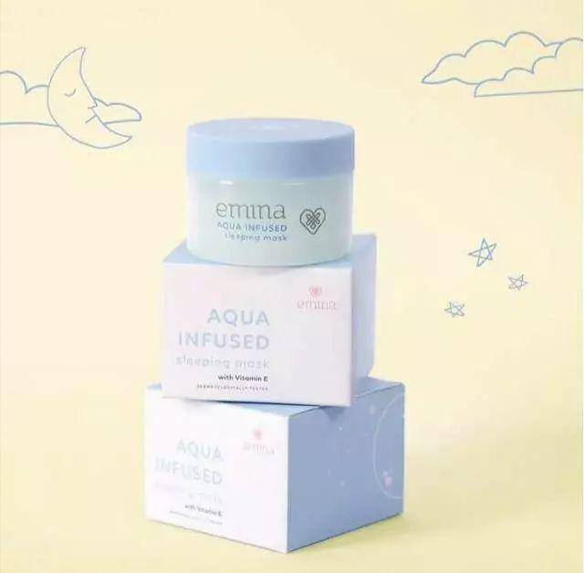 Emina Aqua Infused Sleeping Mask (shopee.co.id/phcosmetic)