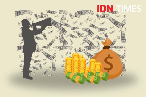Ilustrasi kampanye politik uang. (IDN Times/Yosafat Diva Bayu Wisesa)
