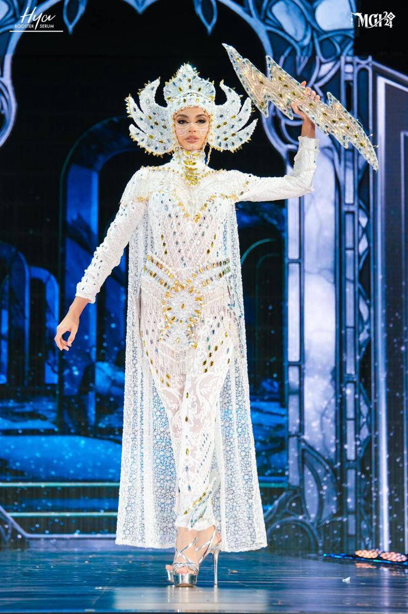 Kostum Nasional Finalis dari Amerika di Miss Grand International 2024 (Facebook.com/Miss Grand International)
