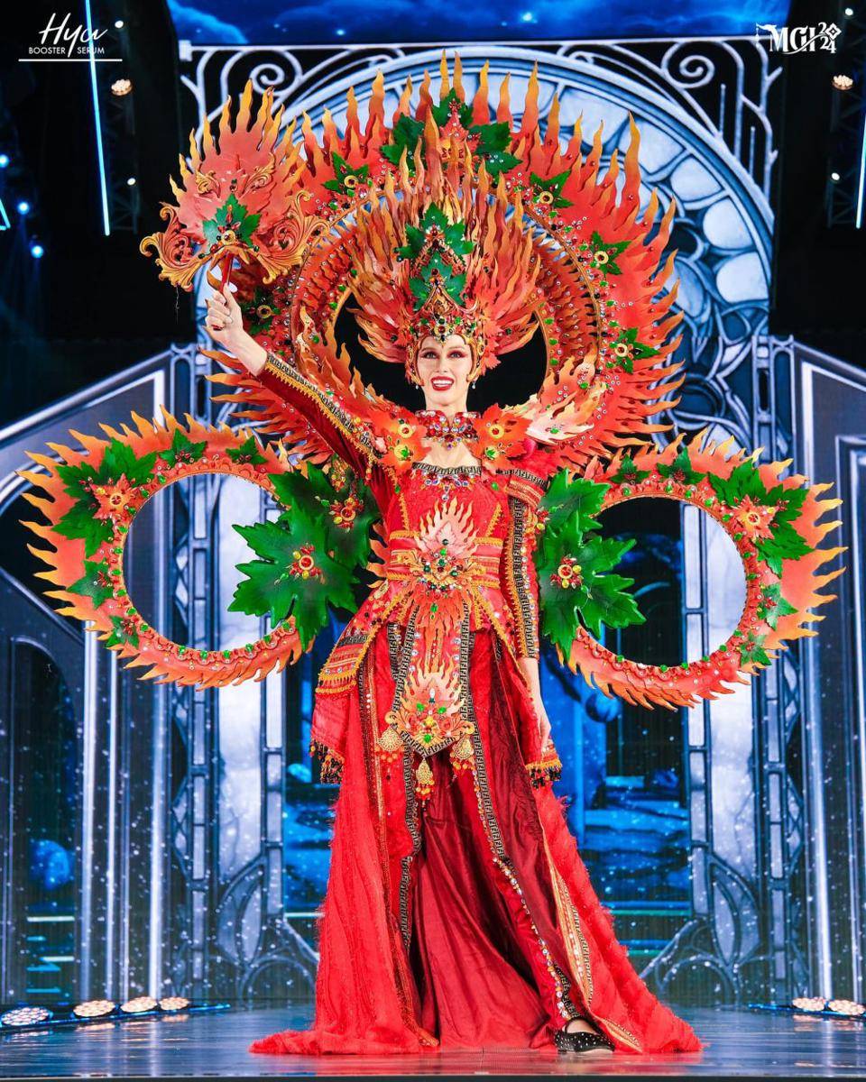 Kostum Nasional Finalis dari Amerika di Miss Grand International 2024 (Facebook.com/Miss Grand International)