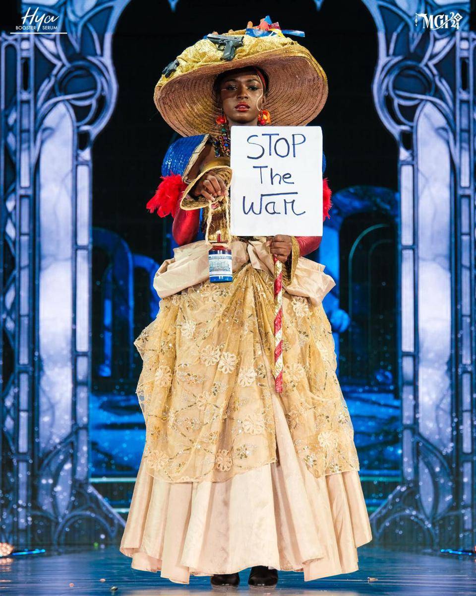 Kostum Nasional Finalis dari Amerika di Miss Grand International 2024 (Facebook.com/Miss Grand International)