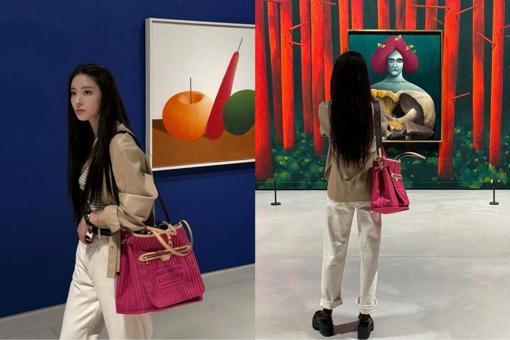 outfit dan shoulder bag ala Lee Seyoung (instagram.com/seyoung_10)