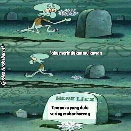 Meme kehilangan (facebook.com/quotesanakwarnet)