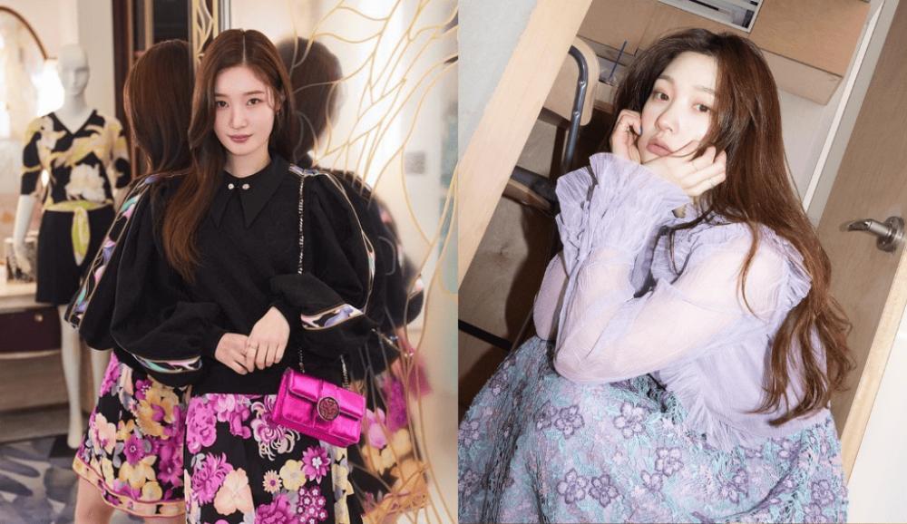 8 Styling Outfit Floral ala Jung Chae Yeon, Pemeran Family by Choice