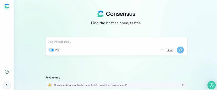 tampilan AI Concensus (dok. Concensus)