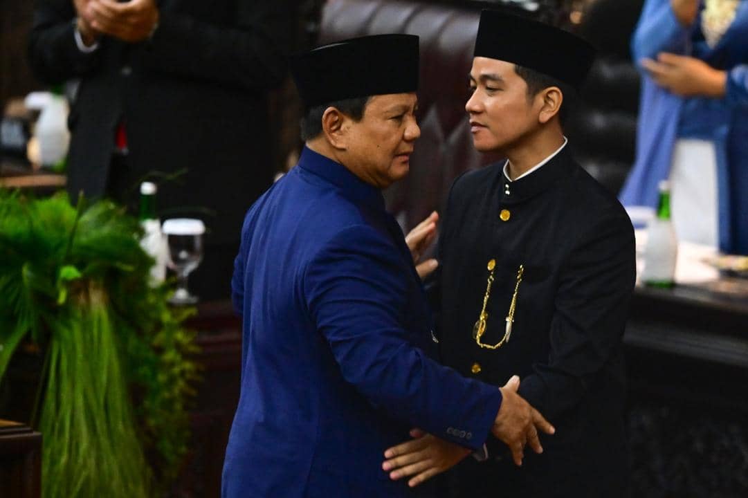Presiden Prabowo Subianto dan Wapres Gibran Rakabuming.