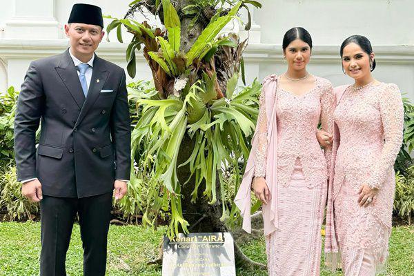 7 Potret Annisa Pohan saat Dampingi AHY Dilantik Jadi Menteri