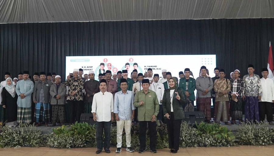 Acep Adang-Gita KDI Raih Dukungan Ulama dan Ajengan se-Kab Kuningan
