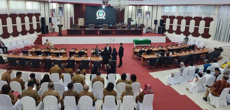 Suasana Ruang Paripurna DPRD Kota Manado. Dok. Istimewa