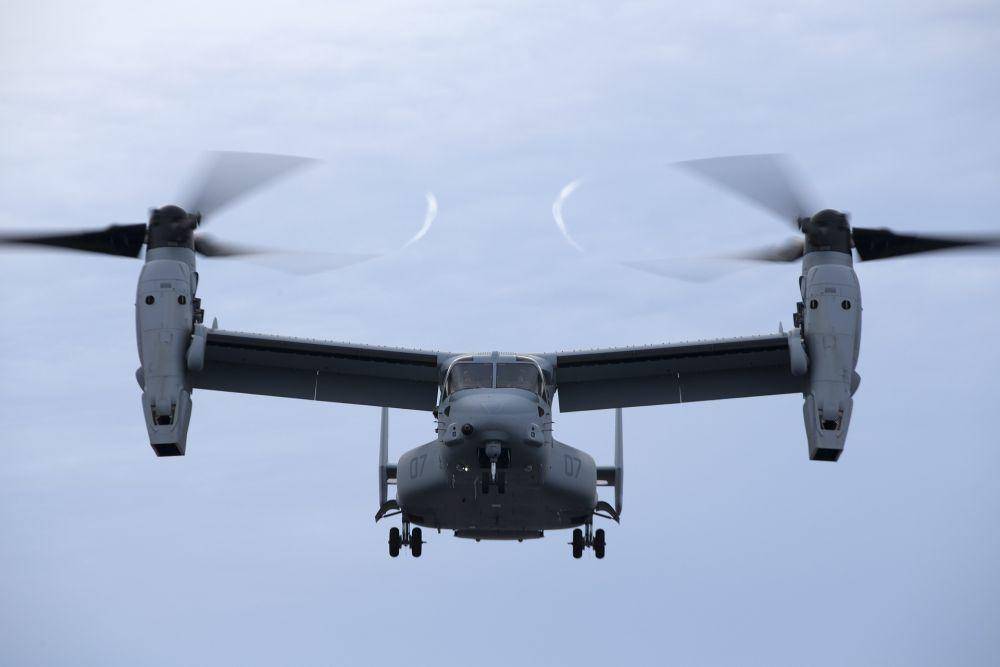 ilustrasi V-22 Osprey terbang (pixabay.com/Military_Material)