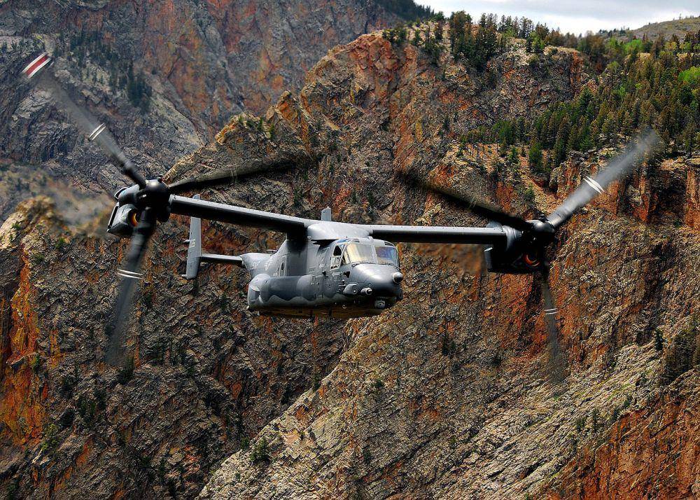 ilustrasi V-22 Osprey terbang (pixabay.com/WikiImages)