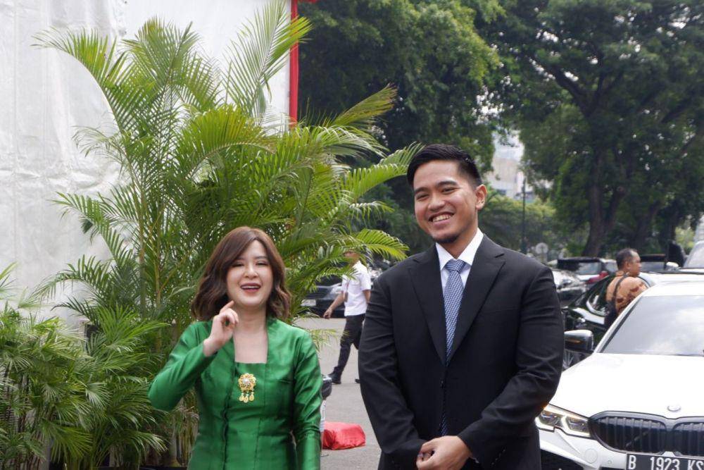 Ketua Umum Partai Solidaritas Indonesia (PSI), Kaesang Pangarep turut hadir dalam acara pelantikan menteri Kabinet Merah Putih pada Senin (21/10/2024). (dok. IDN Times/Istimewa)