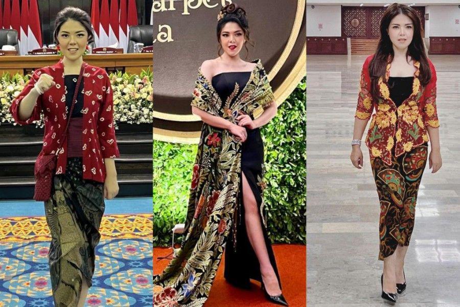 7 Koleksi Busana Berbahan Batik ala Tina Toon, Pas buat Anak Muda