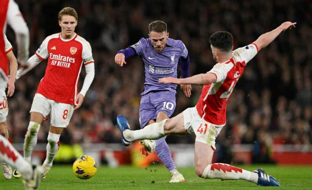 Arsenal melawan Liverpool pada pekan ke-23 Premier League 2023/2024. (premierleague.com)