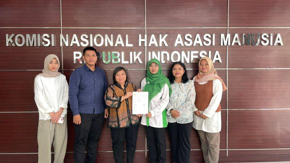 Guru yang dinilai bongkar kecurangan seleksi PPPK di Langkat saat lapor ke Komnas HAM (IDN Times/ istimewa)