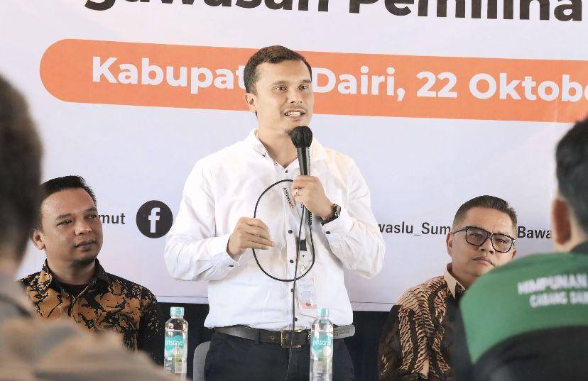 Koordinator Divisi Hubungan Masyarakat, Data dan Informasi Bawaslu Sumut, Saut Boangmanalu (Dok. Istimewa)