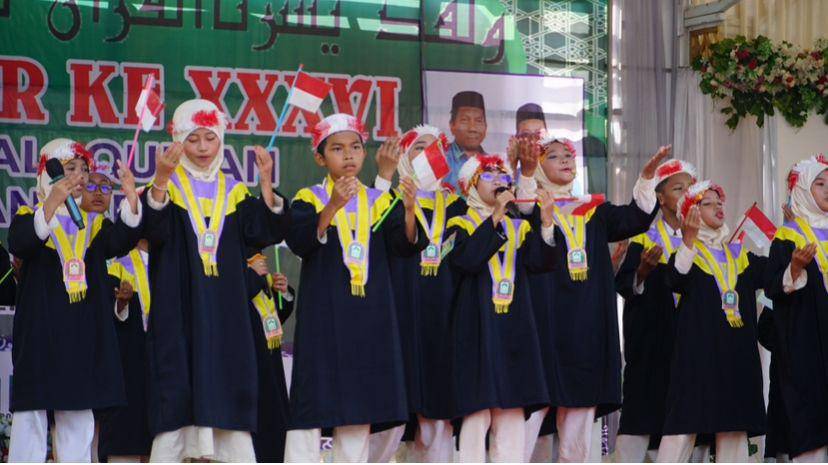 Santri BKPRMI di Banjarmasin.