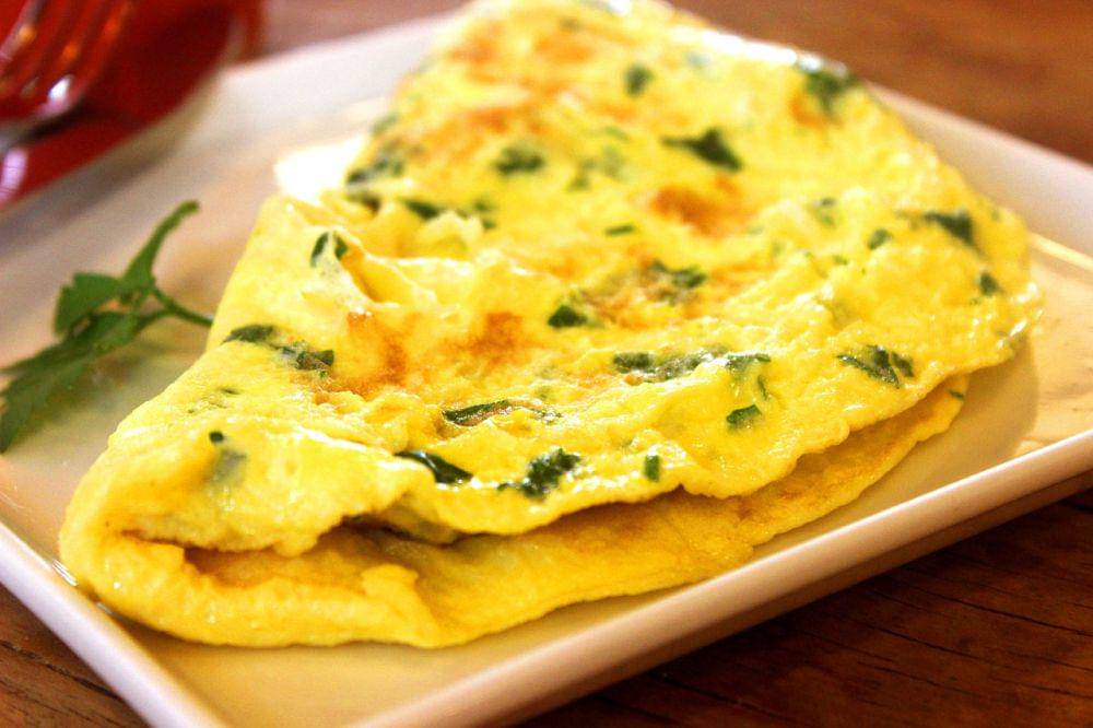 Potret omelet sayur 