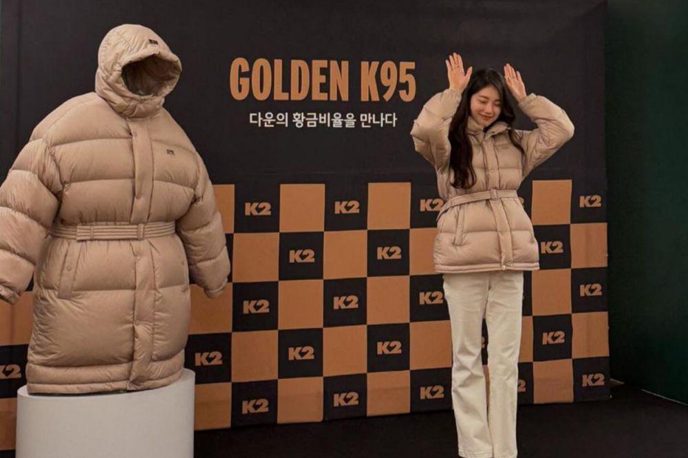 7 Potret Suzy Hadiri Peluncuran Produk Baru K2 Sebagai Ambassador