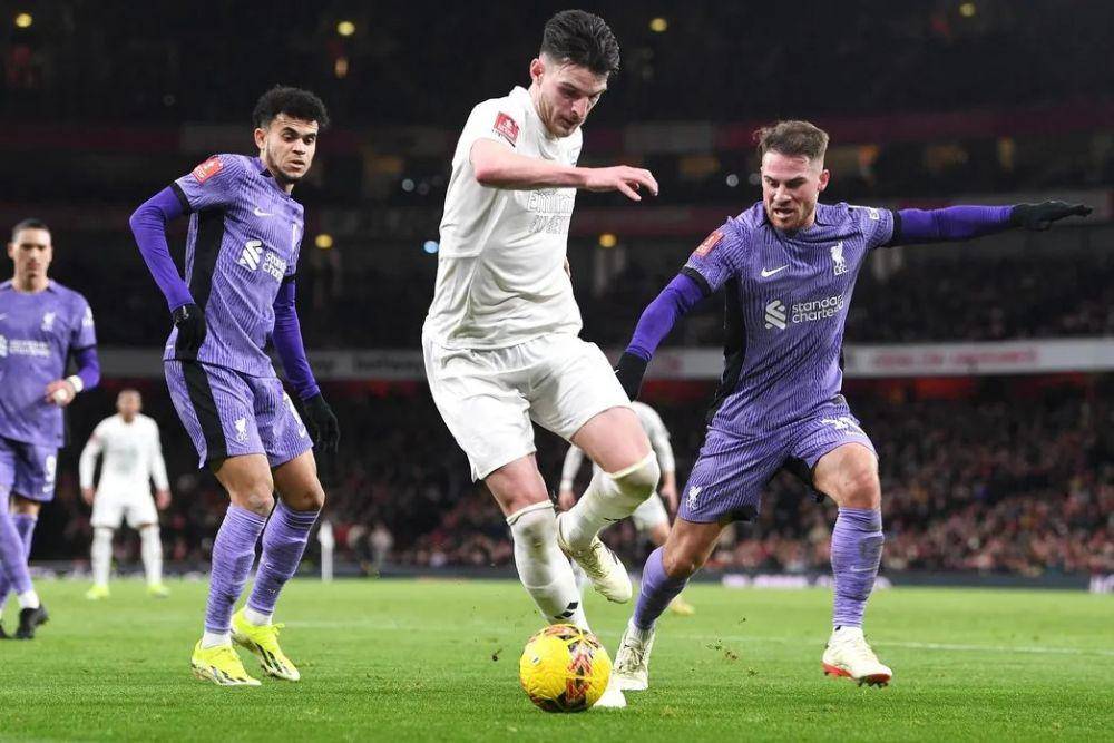 Arsenal melawan Liverpool di ronde ketiga FA Cup 2023/2024. (arsenal.com)