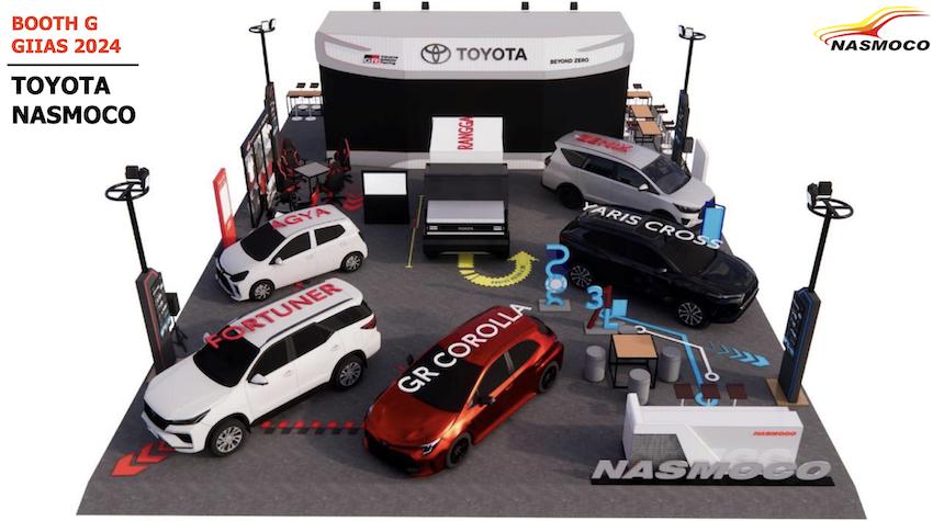 Nasmoco Bocorkan Isi Booth Toyota di GIIAS Semarang 2024, Yuk Simak