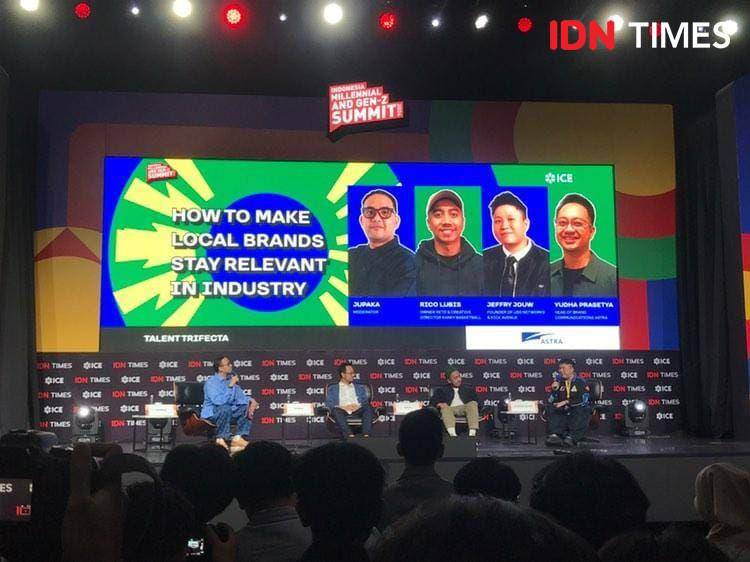 Sesi IMGS How to Make Local Brands Stay Relevant in Industry di The Tribrata, Jakarta Selatan. (IDN Times/Febriyanti Revitasari)