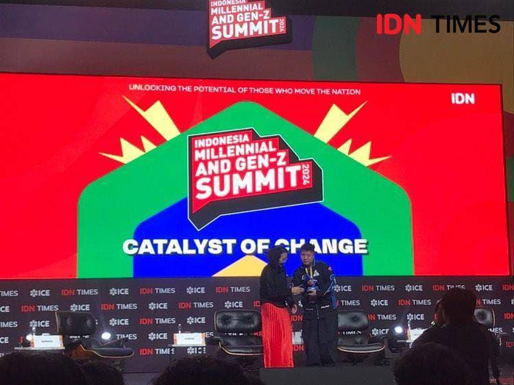 Sesi IMGS How to Make Local Brands Stay Relevant in Industry di The Tribrata, Jakarta Selatan. (IDN Times/Febriyanti Revitasari)