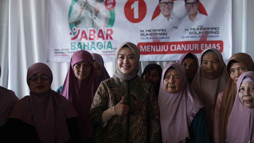 Komunitas Single Mom Cianjur Beri Dukungan untuk Gita KDI di Pilgub Jabar