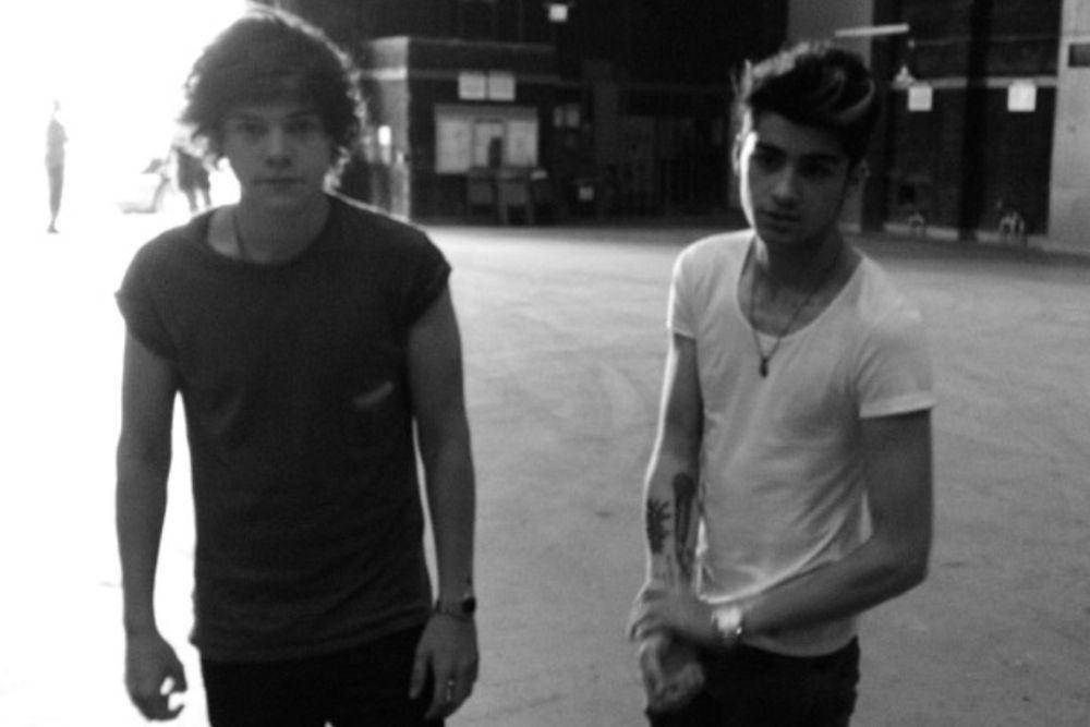 Harry Styles dan Zayn Malik (instagram.com/onedirection)
