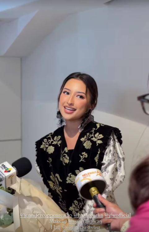 Jennifer Coppen di Jakarta Fashion Week (Instagram.com/jennifercoppenreal20)