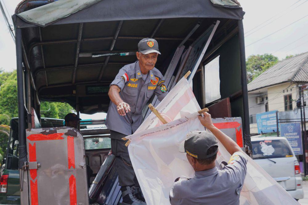 547 APK Pilkada Yogyakarta Langgar Aturan Ditertibkan