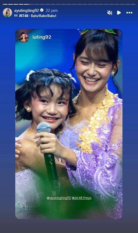 potret Bilqis dan Freya JKT48 (x.com/shelbil_)