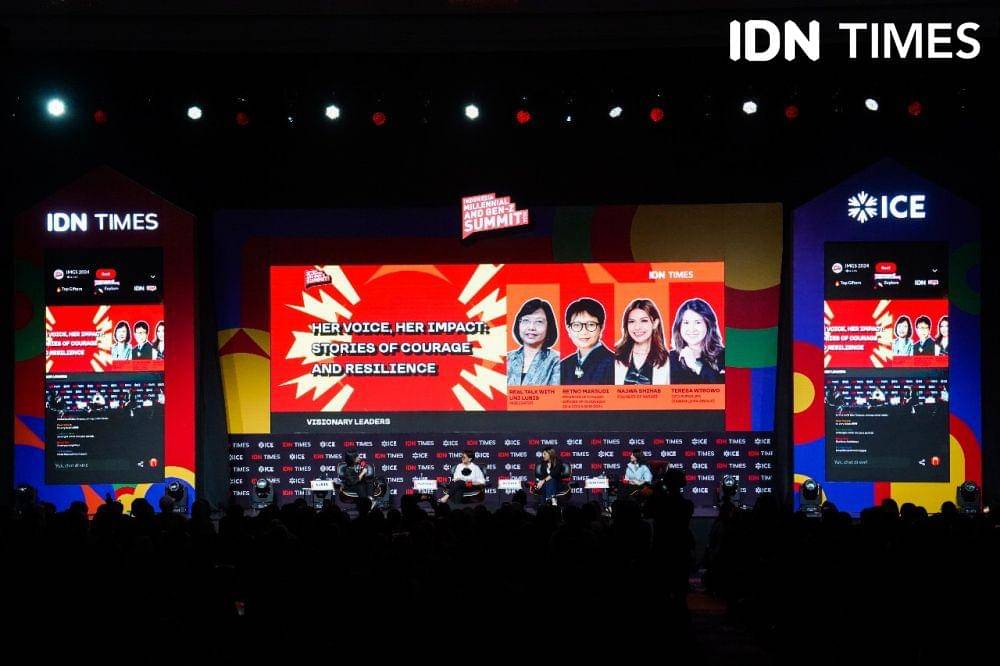 Sesi "Creative Industries and Cultural Heritage: Blending Tradition with Modernity" di acara IMGS pada Rabu (23/10/2024). (IDN Times/Tata Firza)