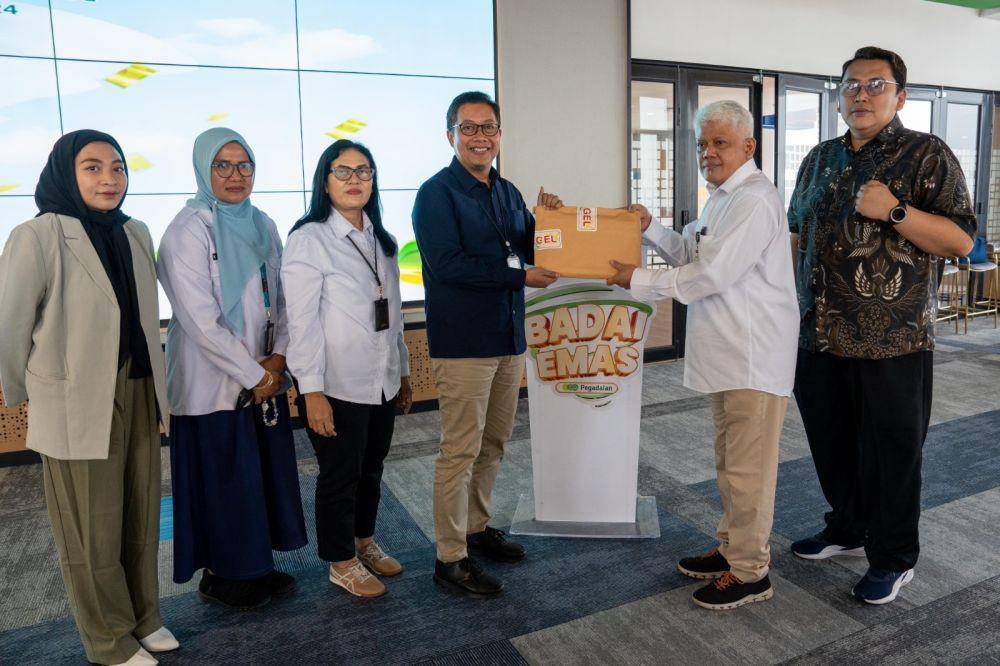 Pegadaian kembali mengundi pemenang Badai Emas Periode II yang berlangsung di The Gade Tower Jakarta, pada Rabu (23/10). (dok. Pegadaian)