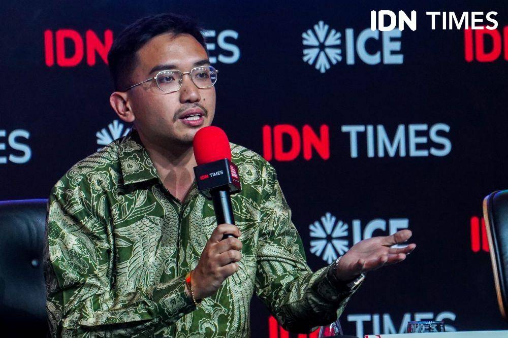 Kanjeng Gusti Bhre dalam sesi "Creative Industries and Cultural Heritage: Blending Tradition with Modernity" di acara IMGS pada Rabu (23/10/2024). (IDN Times/Tata Firza)