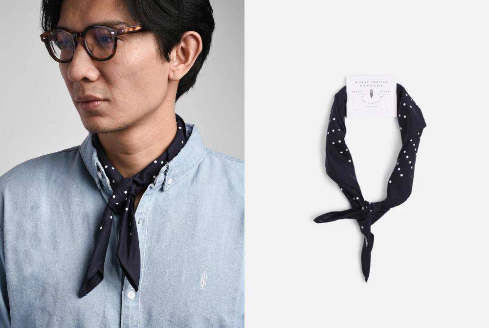 Scarf leher pria - Warning Clothing (dok. Warning Clothing)