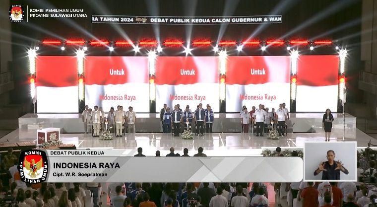 Debat Kedua Pilgub Sulut 2024 Ungkap Belum Adanya Perda Kebudayaan