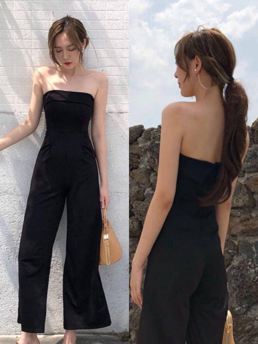 potret ide jumpsuit dengan look elegan (instagram.com/dearlove.fashion)