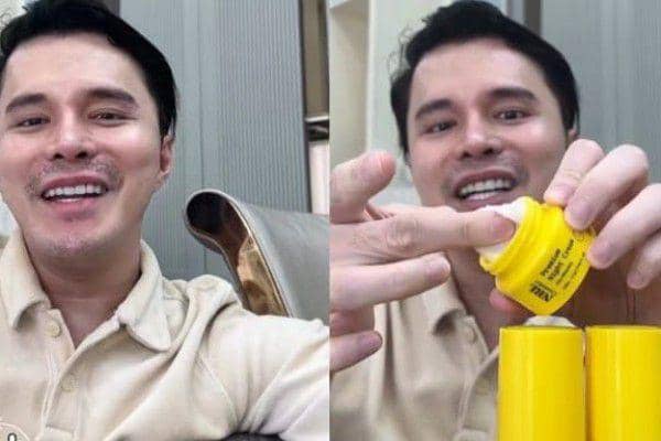 dr Oky Pratama saat meriview produk skincare NRL / istimewa