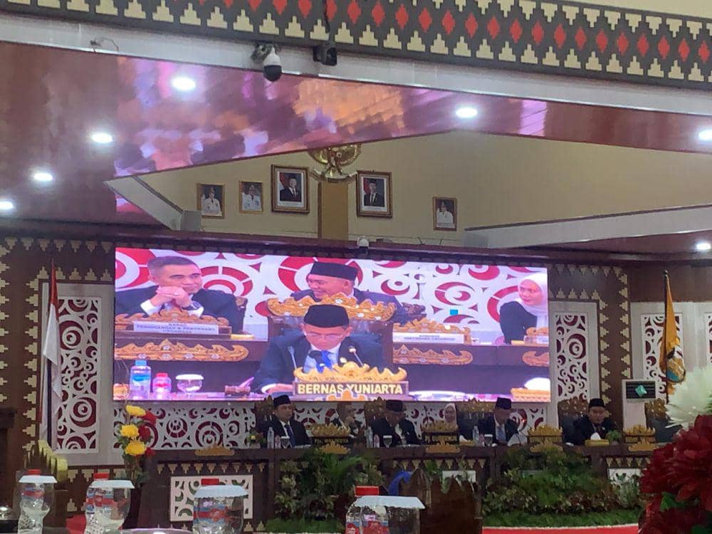 Paripurna istimewa DPRD Bandar Lampung. (IDN Times/Muhaimin)