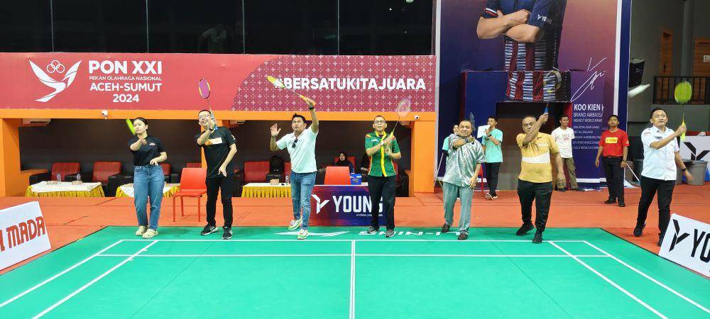 Kejurkot Bulu tangkis PBSI Medan 2024 digelar (dok.istimewa)