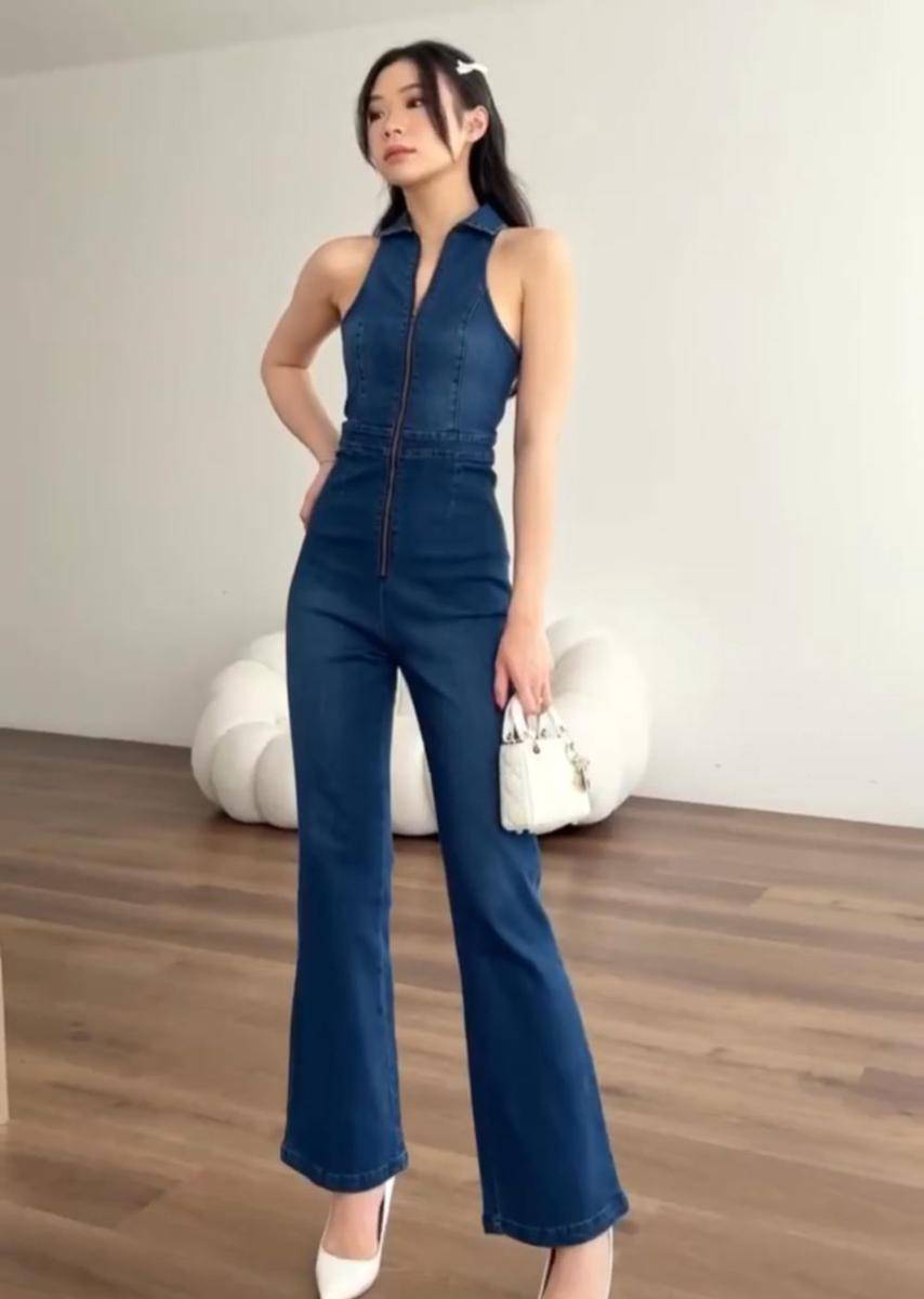 potret ide jumpsuit dengan look elegan (instagram.com/dearlove.fashion)